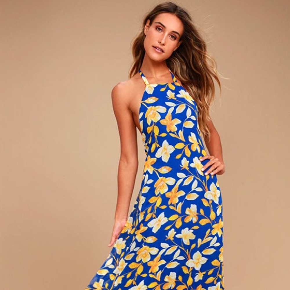 LuLu’s long floral dress